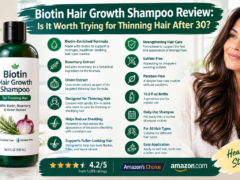 Biotin Hair Growth Shampoo for thinning hair with biotin, rosemary and onion extract, 16.9 fl oz