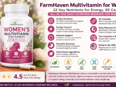 FarmHaven Multivitamin for Women 90 capsules with 22 key nutrients