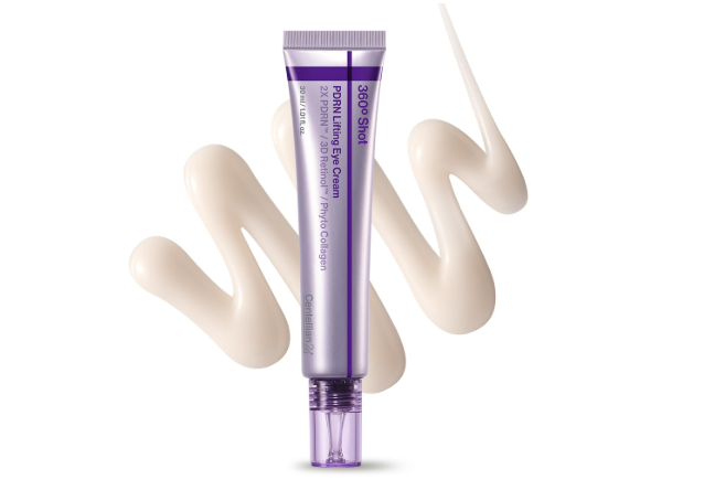 Product image of CENTELLIAN 24 360 Shot PDRN Firming Eye Cream, featuring a formula with PDRN, TECA, and retinoids for moisturizing and caring for the delicate skin around the eyes.
