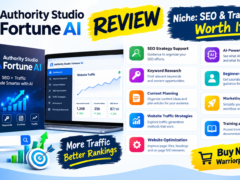 Authority Studio Fortune AI review — DFY niche authority sites with AI content publishing and affiliate marketing tools on TodayDealsReview