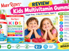 MaryRuth's sugar-free kids multivitamin gummies bottle, 2-month supply for ages 4+