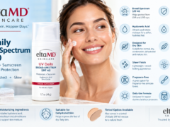 EltaMD UV Daily SPF 40 sunscreen moisturizer with zinc oxide and hyaluronic acid for dry skin