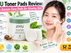 JIYU Toner Pads 100-count Korean skincare treatment for hydration, dark spots, dull skin, and fine lines featuring snail mucin, niacinamide, peptides, and Centella.
