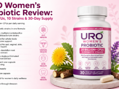 URO Women’s Probiotic 20B+ CFUs 10-strain probiotic supplement with 30-day supply for women’s gut, vaginal, skin, and whole-body microbiome support